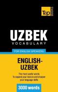 Uzbek vocabulary for English speakers - 3000 words di Andrey Taranov edito da BoD