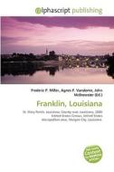 Franklin, Louisiana edito da Vdm Publishing House