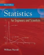 Statistics for Engineers and Scientists with Connect Access Card di William Navidi edito da McGraw-Hill Science/Engineering/Math