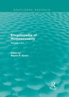 Encyclopedia of Homosexuality edito da Taylor & Francis Ltd