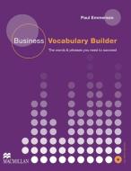 Business Vocabulary Builder di Paul Emmerson edito da Hueber Verlag GmbH