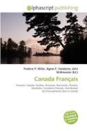Canada Fran Ais di #Miller,  Frederic P.
