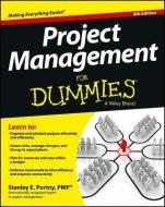 Project Management for Dummies di Stanley E. Portny edito da FOR DUMMIES