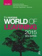 The Europa World of Learning 2015 di Europa Publications edito da Routledge