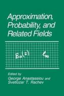 Approximation di S. T. Rachev, Conference on Approximation Probability edito da Plenum Publishing Corporation