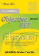 Objective Pet Classware DVD-ROM with Answers di Louise Hashemi, Barbara Thomas edito da CAMBRIDGE