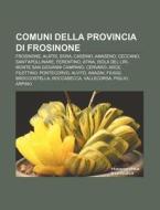 Comuni Della Provincia Di Frosinone: Fro di Fonte Wikipedia edito da Books LLC, Wiki Series