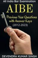 All India Bar Examination (AIBE) di Devendra Kumar Singh edito da HarperCollins Publishers