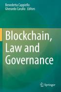 Blockchain, Law and Governance edito da Springer International Publishing