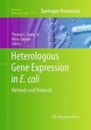 Heterologous Gene Expression in E.coli edito da Humana Press