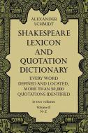 Shakespeare Lexicon and Quotation Dictionary, Vol. 2 di Alexander Schmidt edito da Dover Publications Inc.