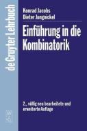 Einführung in die Kombinatorik di Konrad Jacobs, Dieter Jungnickel edito da Gruyter, Walter de GmbH