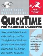 Quicktime 6 For Macintosh And Windows di Judith Stern, Robert A. Lettieri edito da Pearson Education (us)