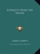 Extracts from the Vahan edito da Kessinger Publishing