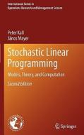 Stochastic Linear Programming di Peter Kall, Janos Mayer edito da Springer-Verlag New York Inc.
