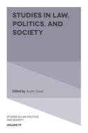Studies in Law, Politics, and Society di Austin Sarat edito da Emerald Publishing Limited