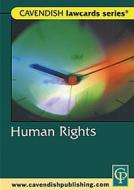 Human Rights Lawcards di Routledge-Cavendish edito da Cavendish Publishing Ltd