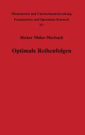 Optimale Reihenfolgen di H. Müller-Merbach edito da Springer Berlin Heidelberg