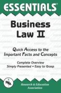 Business Law II Essentials di William D. Keller edito da RES & EDUCATION ASSN