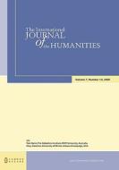 The International Journal Of The Humanities edito da Common Ground Publishing