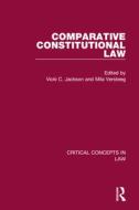 Jackson Comparative Constitutional edito da Taylor & Francis