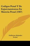 Codigos Penal y de Enjuiciamientos En Materia Penal (1907) di Guillermo Alejandro Seoane edito da Kessinger Publishing