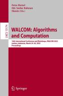 WALCOM: Algorithms And Computation edito da Springer Nature Switzerland AG