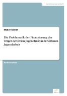 Die Problematik der Finanzierung der Träger der freien Jugendhilfe in der offenen Jugendarbeit di Maik Friedrich edito da Diplom.de