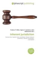 Inherent Jurisdiction edito da Vdm Publishing House