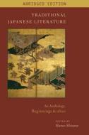 Traditional Japanese Literature di Haruo (Editor Shirane edito da Columbia University Press