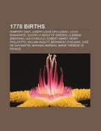 1778 births di Books Llc edito da Books LLC, Reference Series