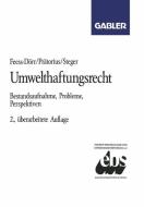 Umwelthaftungsrecht di Eberhard Feess edito da Gabler Verlag
