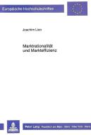 Marktrationalität und Markteffizienz di Joachim Lion edito da Lang, Peter GmbH