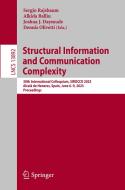 Structural Information and Communication Complexity edito da Springer Nature Switzerland