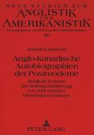 Anglo-Kanadische Autobiographien der Postmoderne di Annette Lönnecke edito da Lang, Peter GmbH