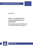 Grenz- und Richtwerte im Anwendungsbereich des § 906 BGB di Peter Bitzer edito da Lang, Peter GmbH