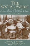 The Social Fabric, Volume II: American Life from the Civil War to the Present di Robert A. Wheeler, Thomas L. Hartshorne, Mark T. Tebeau edito da ADDISON WESLEY PUB CO INC