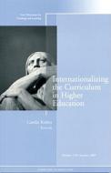 Internationalizing the Curriculum in Higher Education di Carolin Kreber edito da Jossey Bass