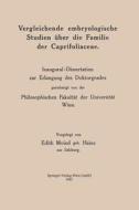 Vergleichende embryologische Studien über die Familie der Caprifoliaceae di Edith Moissl edito da Springer Berlin Heidelberg