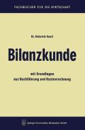 Bilanzkunde di Heinrich Knoll edito da Gabler Verlag