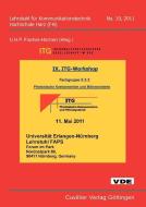 IX. ITG - Workshop - Fachgruppe 5.3.2 edito da Cuvillier Verlag