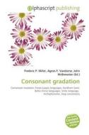 Consonant Gradation edito da Alphascript Publishing