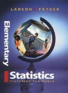 Elementary Statistics di Ron Larson, Betsy Farber edito da Pearson Education