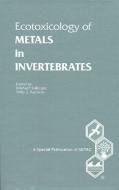 Ecotoxicology Of Metals In Invertebrates di Reinhard Dallinger, Philip S. Rainbow edito da Taylor & Francis Inc