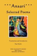 Ansari: Selected Poems di Paul Smith edito da Createspace