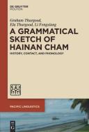 A Grammatical Sketch of Hainan Cham di Graham Thurgood, Ela Thurgood, Li Fengxiang edito da WALTER DE GRUYTER INC