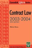 Contract Law Q&A 2003-2004 di Richard Stone edito da Taylor & Francis