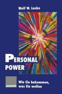 Personal Power di Wolf Lasko edito da Gabler Verlag