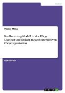 Das Buurtzorg-Modell in der Pflege. Chancen und Risiken anhand einer fiktiven Pflegeorganisation di Theresa Moog edito da GRIN Verlag