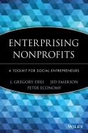 Enterprising Nonprofits di Dees, Economy, Emerson edito da John Wiley & Sons